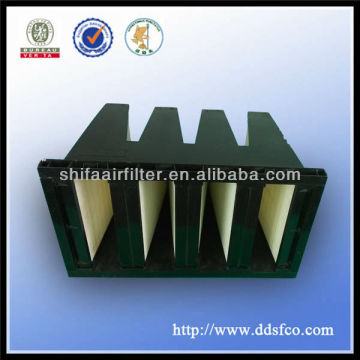 H14 Plastic Frame V Bank Hepa air Filters