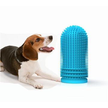 Spazzolino da denti da denti da denti da denti da cane in silicone all&#39;ingrosso