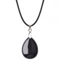 Red Goldstone 25x35mm Teardrop Pendant Necklace women Men