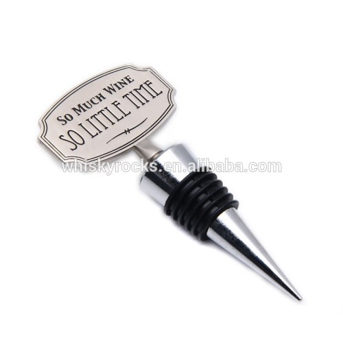 2015 Novelty Products Stainless Steel Wine Bottle Stopper