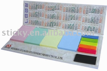 calendar sticky notes