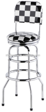 modern bar stool with backrest