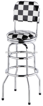 modern bar stool with backrest