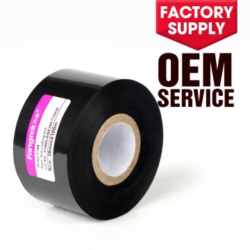 Custom black hot stamping coding foil ribbon rolls
