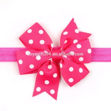 Baby Girl Dot Bows Headband Toddlers Hair Band Accessories