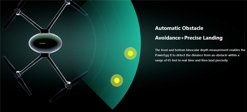 POWERVISON New Arrival PowerEgg X three-axis gimbal 1080P real-time image transmission control distance 6km AI camera mode