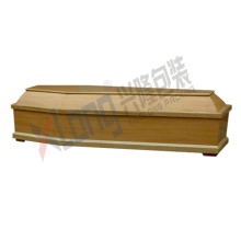 Satin Interior Oak Veneer Assembled Ready Full Open Coffin