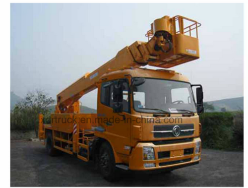 29m Donfgeng Euro4 Telescopic Aerial Platform Truck