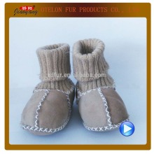 Genuine australia merino double face leather sheepskin boots
