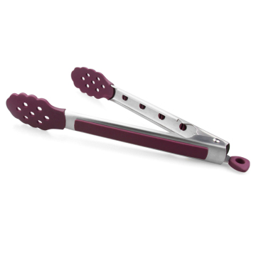Safe Utility 9Inch Silicone Salad Tongs