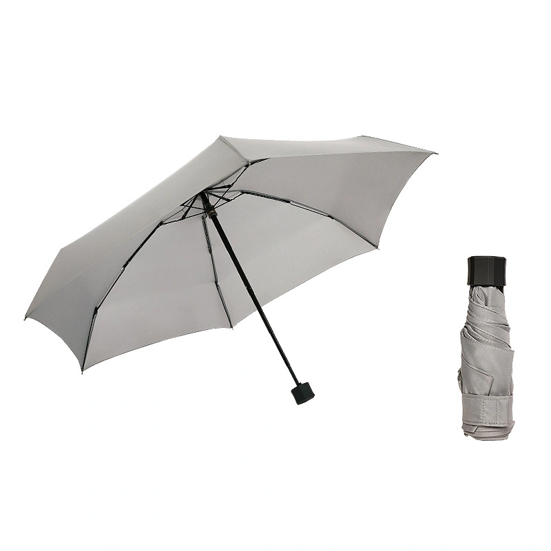 Easy Taken Super Mini 18cm Manual Style 5 Folding Umbrella for Europe Market