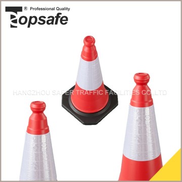 China manufacture professional reflective traffice cone