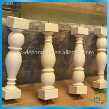 Precast stone balustrade rail