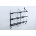 wall mounted shelves with metal