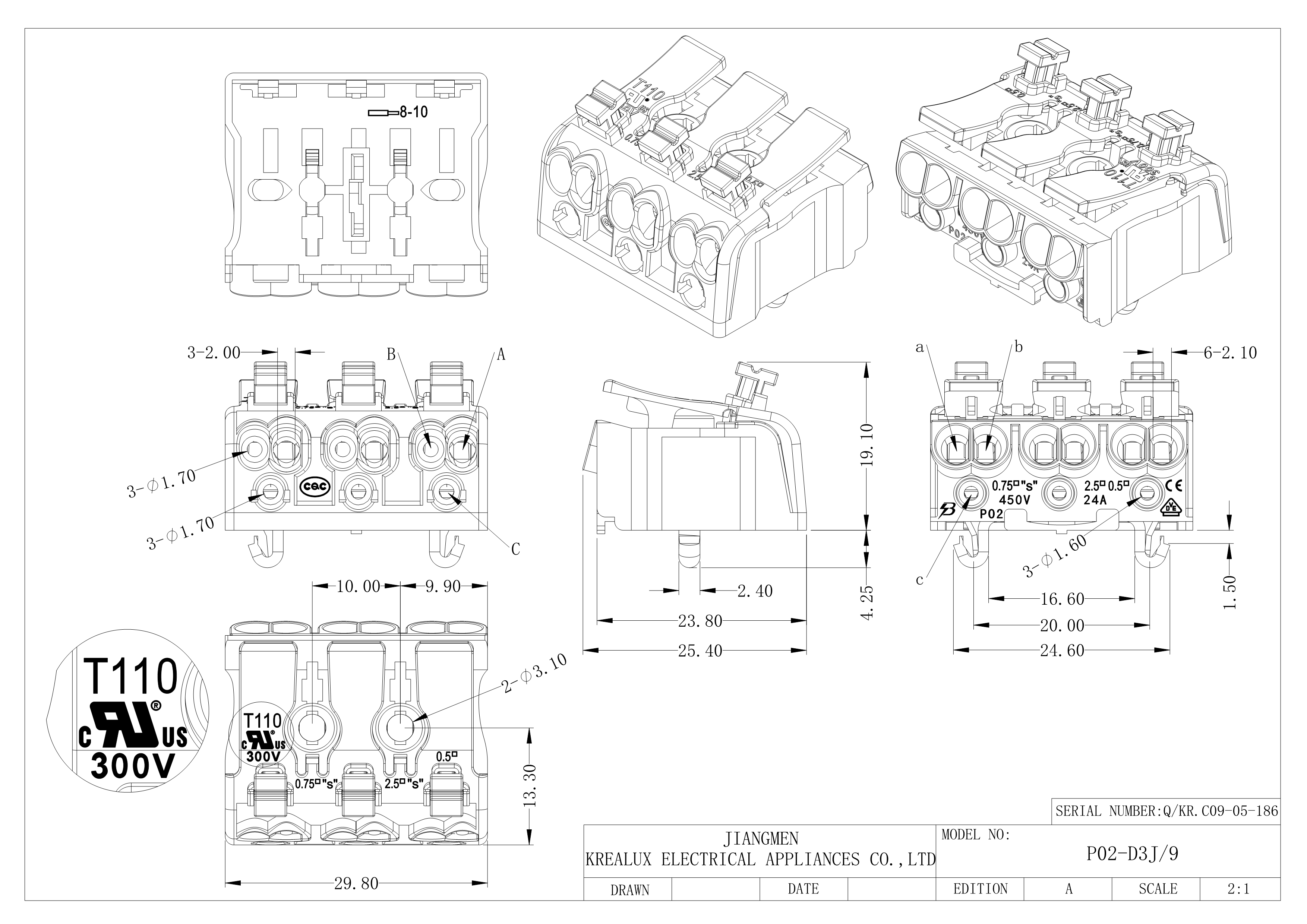 Screwless Clamp Terminal Blocks