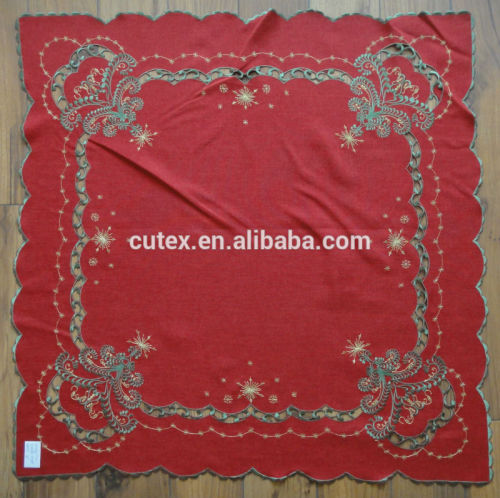 red plum tablecloth