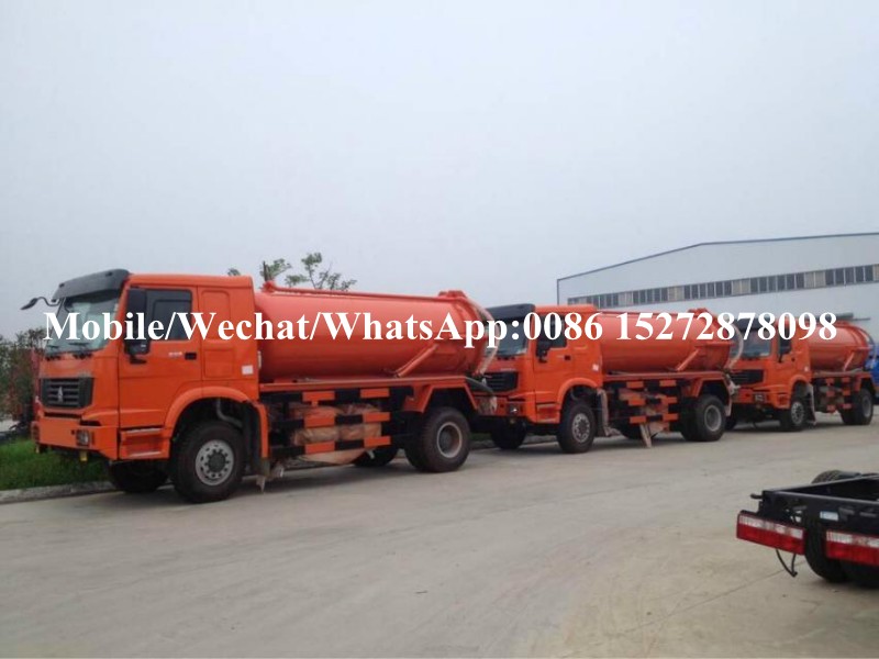 4x4 6x6 camión de alcantarillado fuera de carretera (1) 4x4 6x6 Off Road Sewage Truck (1)