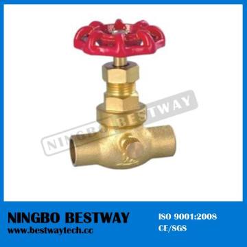 Brass Solder CxC Stop Drain Valve
