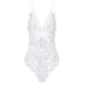 Lingerie body transparente Plus Size feminino