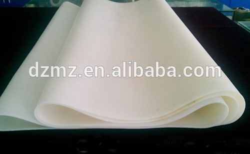 high temperature resistant smooth silicone plain rubber sheet