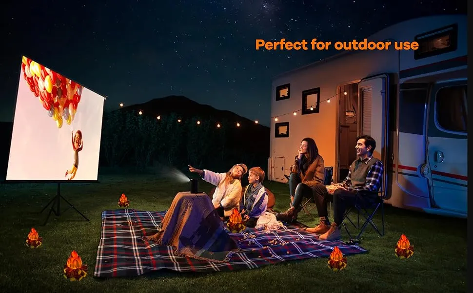 Cozy Electric Campfire Light for Halloween and Christmas Decorations