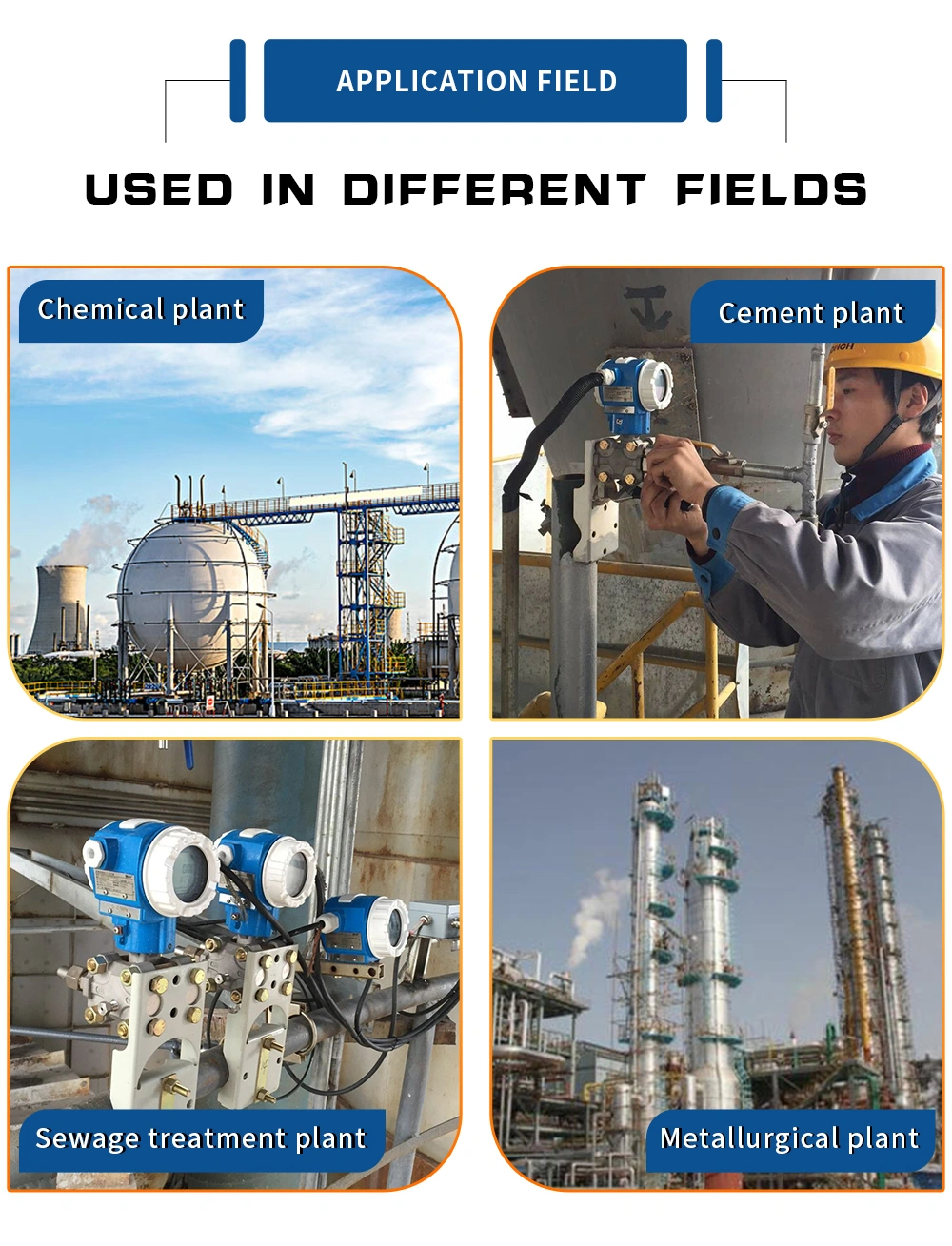 Output 2× PNP/NPN + Current/Voltage Pressure Transmitter