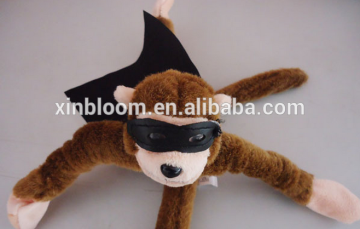 hot-selling cartoon flying series of elastic slingshot monkey chick and piog plush doll toy