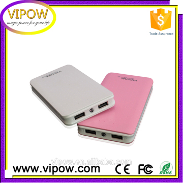 large capacity mobile portable power bank USB connect power bank