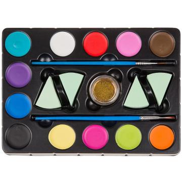 Water Based Safe Face Paint Kit 12Colors Palette