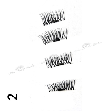 New Natural Silk False Magnetic Eyelashes