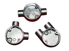 Hot-dip galvanized pipe accessory way box