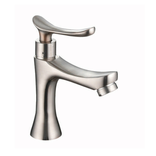 Single Handle Brushed Nickel Tap Expensive Modern Tall Waterfall Lavatory Vanity Basin Bathroom Faucet