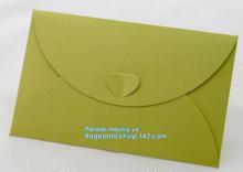 Eco friendly cheap paper envelope gift card envelope, CMYK printed logo paper pocket small coin paper envelope
