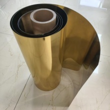 Gold Metallized PVC Film Thermoformed For Tray/Box
