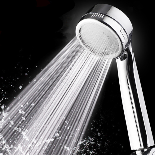 Chrome Plated Adjustable water Level Hand Shower Head