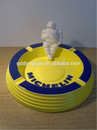 Alibaba cheap high qaulilty elegant Yellow Ceramic Ashtray for oem design