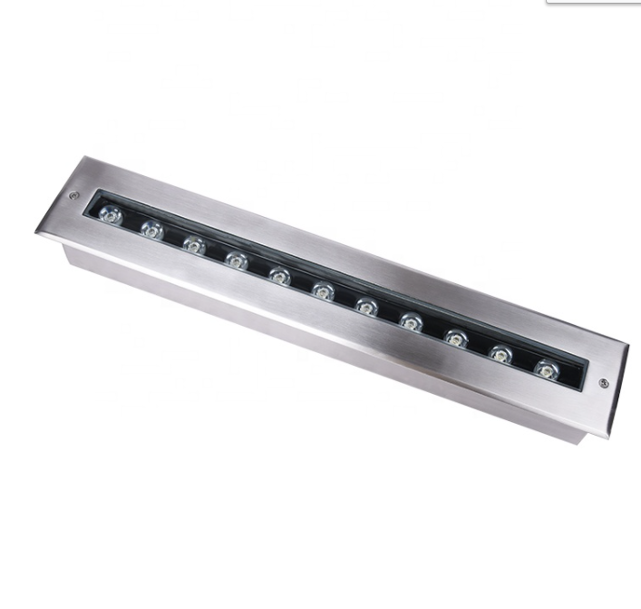 Luz de paso de tira de línea cuadrada rectangular de superficie de 12W