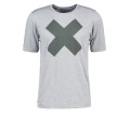 Camiseta gris masculina ropa deportiva casual