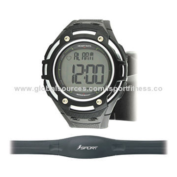 Top-selling Trendy Wireless Transmission Heart Rate Monitor Watch with 30M Water-resistant