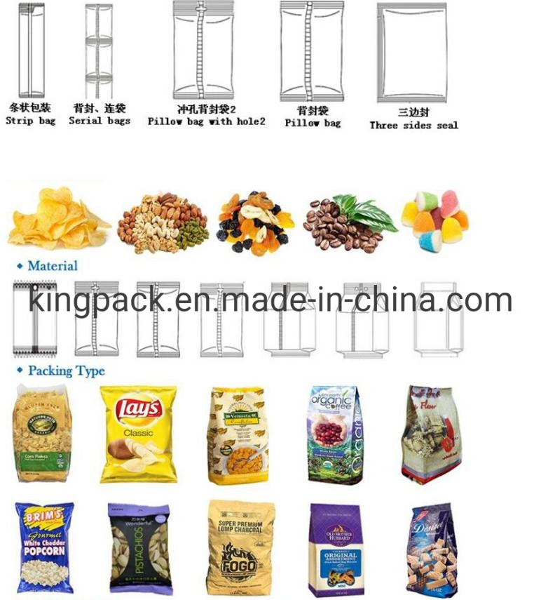 Automatic 10 Heads Multihead Weigher for Snacks Peanuts Packing Packaging Machine