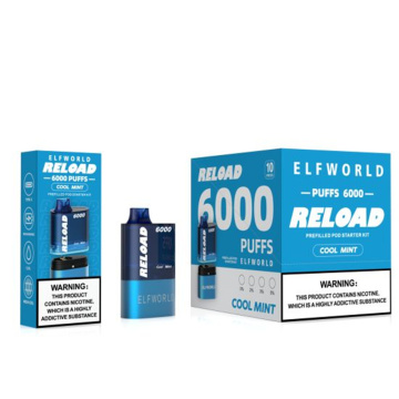 Vape Elf World jetable Reload 6000 Kit 2%