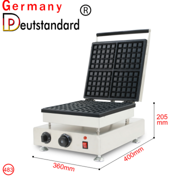 commercial square shape waffle maker belgian waffle machine