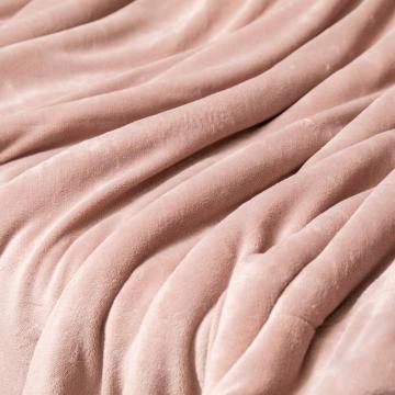 manta de lana de franela manta suave de encargo del paño grueso y suave del poliéster
