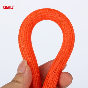 Orange Braided Self-closing Wrap for Automobile