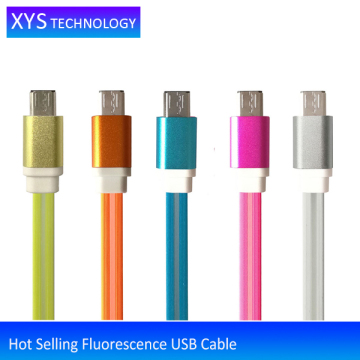 Dual Side USB Cable USB Charging Cable, Fluorescence USB Cable Charger/