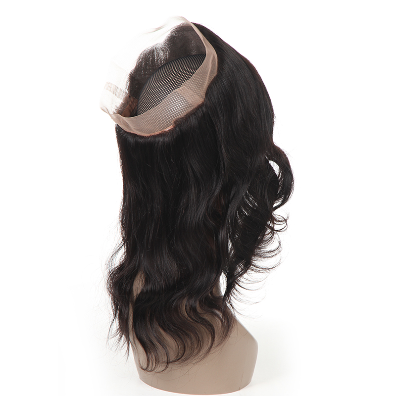 Remy Human hair 360 full lace wigs body wave best short wig natural color