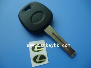 Hot sale Lexus Transponder Key With 4D-68 Chip(Short Blade)