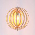 LEDER Small Desk Wooden Pendant Lamp