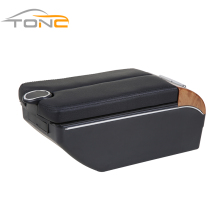 Universal Black Car Interior Armrest Box with Cup Holder