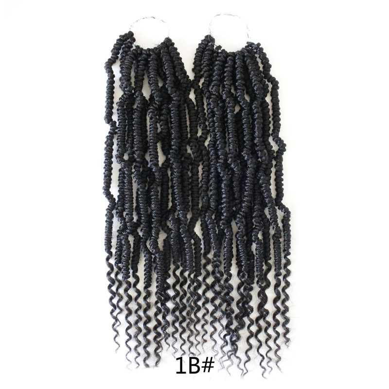 Bomb passion twist crochet hair, pre-twisted crochet braids, mini twist bounce passion twist spring twists